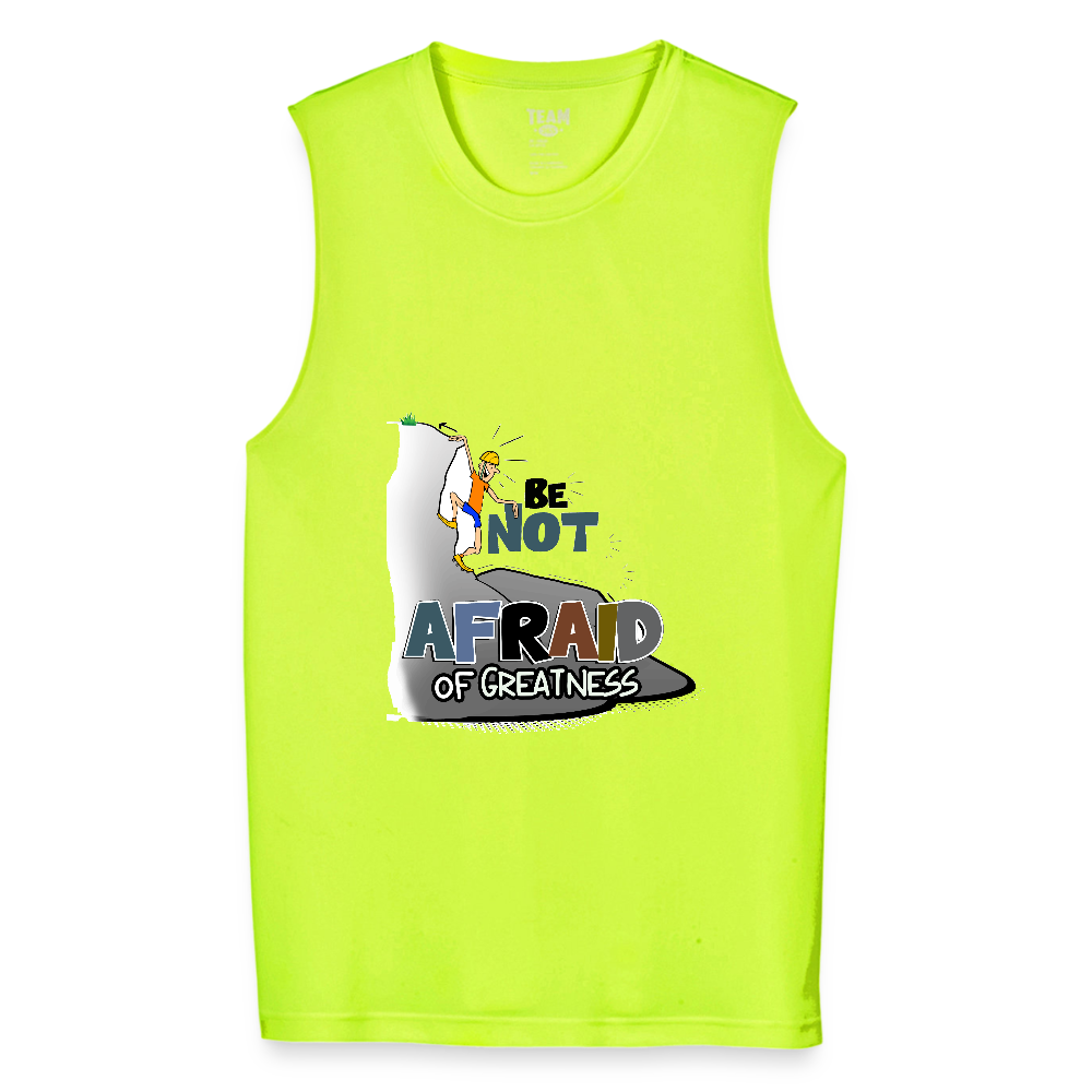 Be Not Afraid of Greatness | Muscle T-Shirt - safety yellow