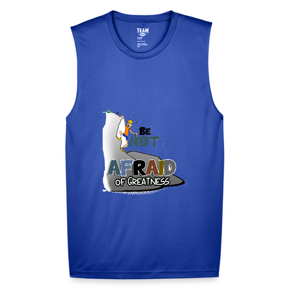 Be Not Afraid of Greatness | Muscle T-Shirt - royal blue