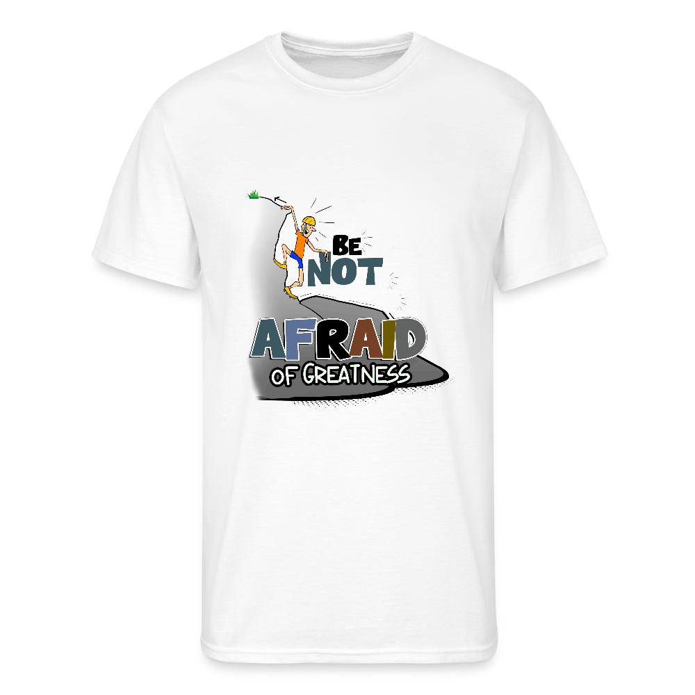 Be Not Afraid of Greatness | Men’s 50/50 T-Shirt - white