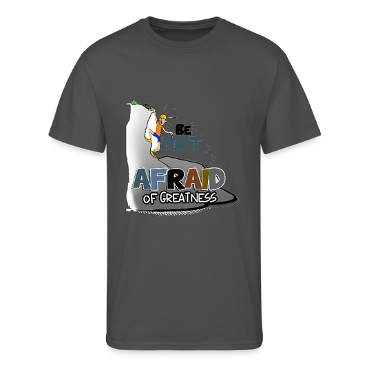 Be Not Afraid of Greatness | Men’s 50/50 T-Shirt - charcoal
